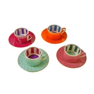 Espresso cup Fancy Colors, 4-pack